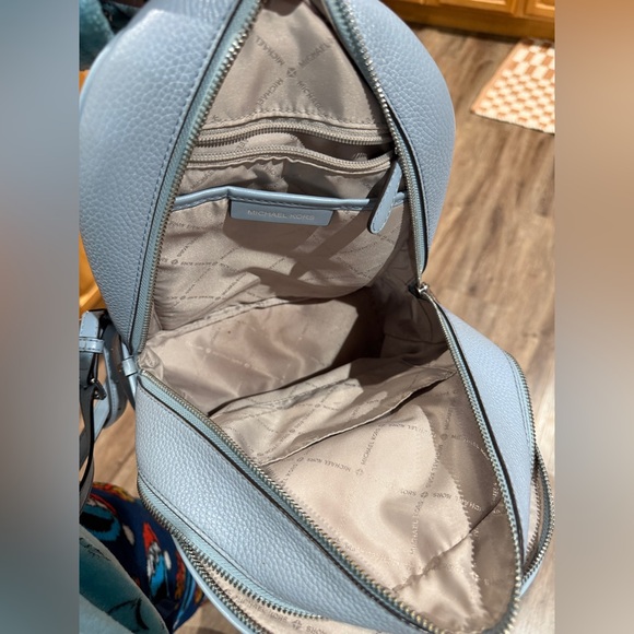 Michael Kors Baby Blue Backpack - Picture 7 of 9